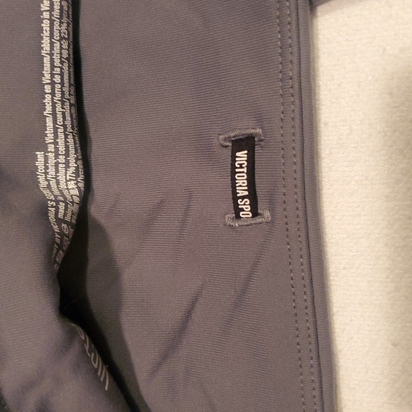 Victorias Secret Sport Knockout Animal Print Gray Workout Casual Sz. XL Legging - Picture 8 of 11